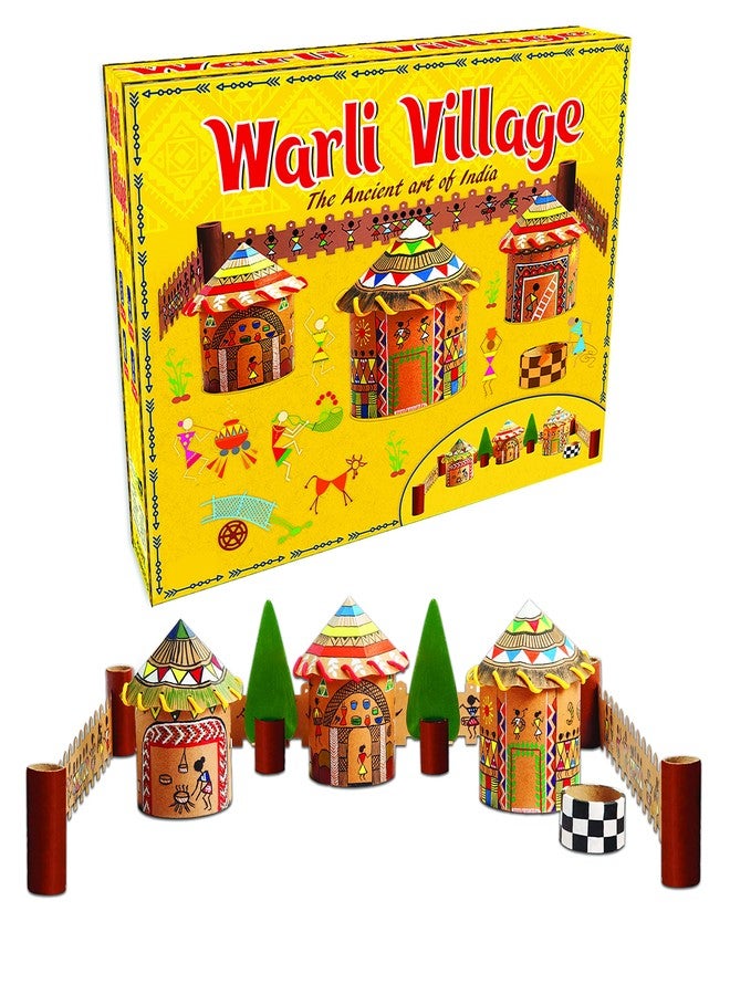 TOY FUN Warli Village Art and Craft DIY Kit Ancient Art of India | Hobby Kit for Girls Age 8 Years and Above | Gift for Girls | - Image 1